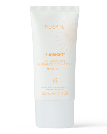 Nu Skin Sunright Solar Sunscreen SPF 50+ | Broad-Spectrum UVA/UVB Protection for Face & Body (50mL) | Water-Resistant for 80 Minutes | Lightweight, Non-Greasy Formula