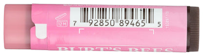 Burts Bees 100% Natural Tinted Lip Balm, Pink Blossom with Shea Butter & Botanical Waxes 1 Tube