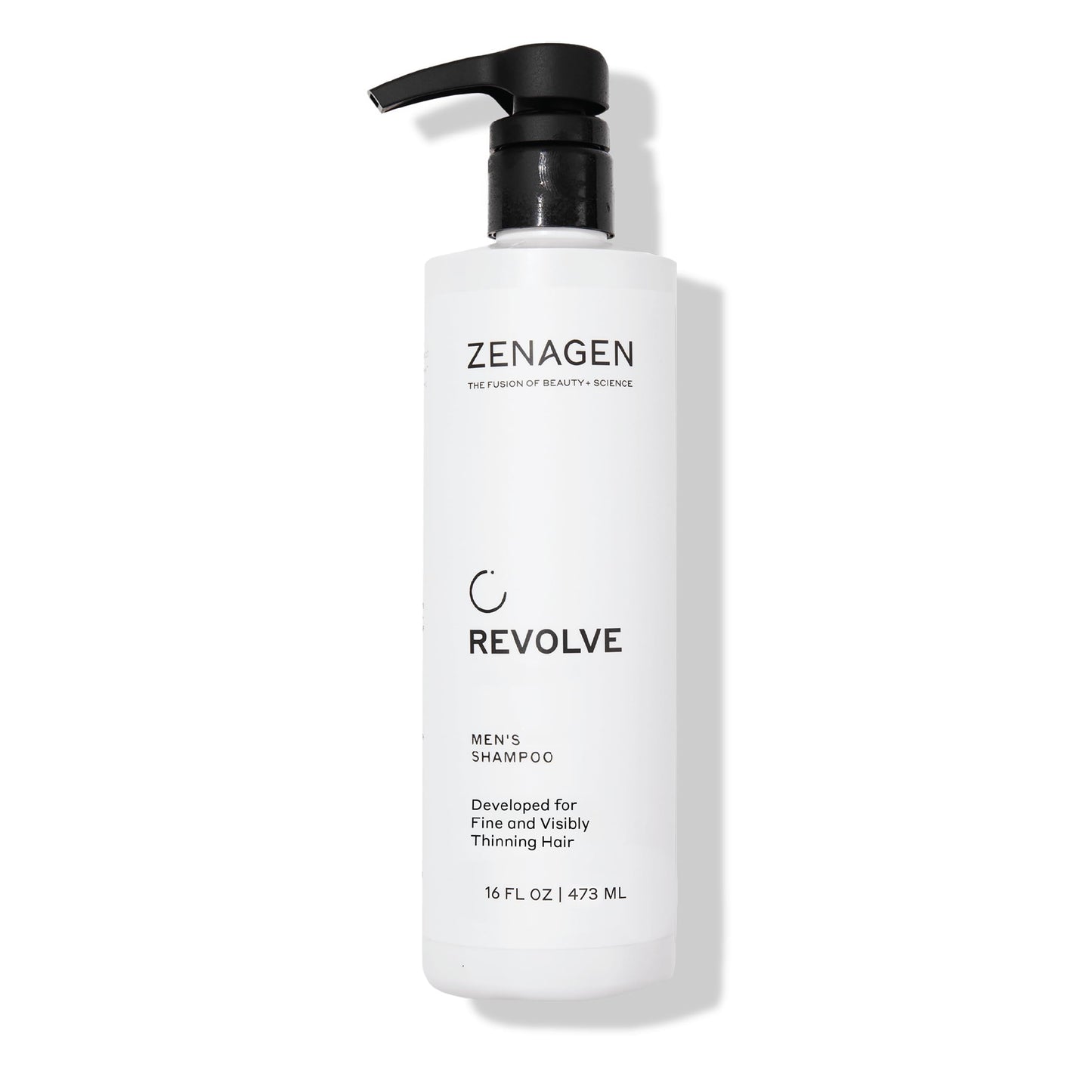 ZENAGEN Revolve Men's Thickening Shampoo | Supports Appearance of Fuller, Healthier-Looking Hair, Developed for Fine & Visibly Thinning Hair, Plant-Based, Color-Safe, 5-Minute Treatment