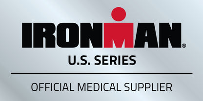 Curad Performance Series IRONMAN Kinesiology Tape, Black, 2 in x 10 in, 1 Roll of 20 Precut Strips