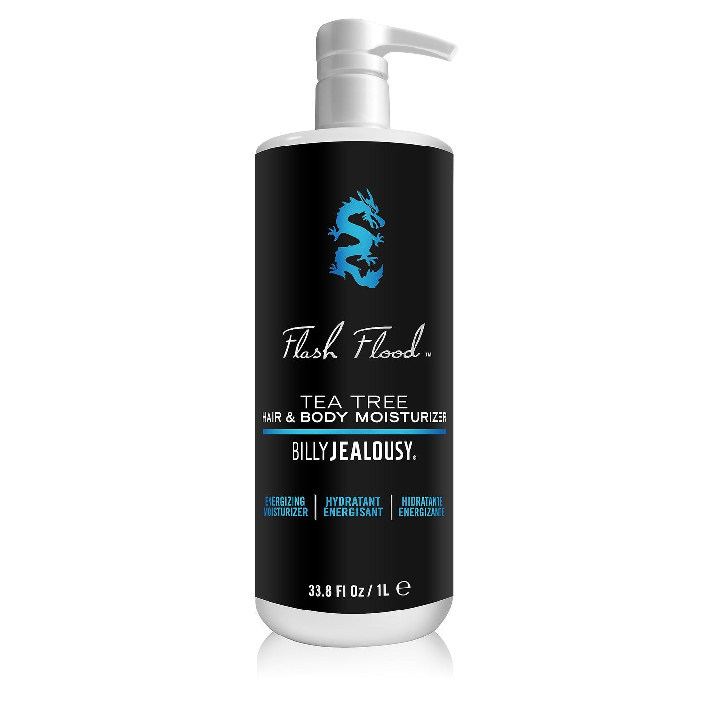 Billy Jealousy Flash Flood Tea Tree Hair & Body Moisturizer Ideal for All Hair & Skin Types with Tea Tree, Lavender and Peppermint