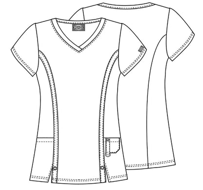 Dickies Xtreme Stretch Women Scrubs Top V-Neck 82851