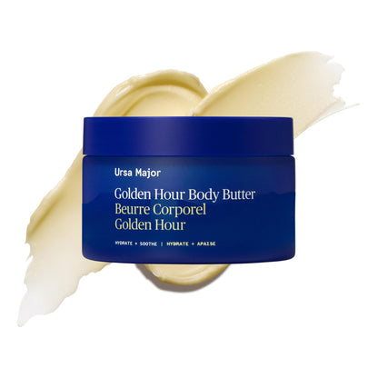 Ursa Major Golden Hour Body Butter | Fast Absorbing Body Lotion | Provides Deep Hydration & Supports Skin’s Barrier | Rich Texture, Non-Greasy Finish | Vegan, Cruelty-Free, Non-Toxic | 6.7 ounce