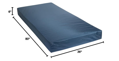 Drive Medical 15019 Therapeutic Foam Mattress, White