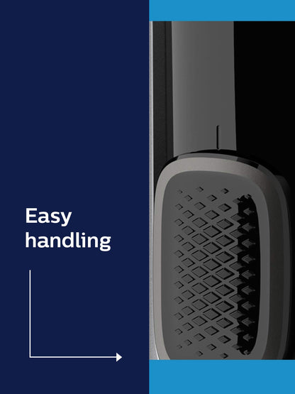Philips Nose Trimmer Nt3650/16, Nose, Ear & Eyebrow Trimmer with Protective Guard System, Fully Washable, Including AA Battery, 2 Eyebrow Combs, Pouch (Gray)