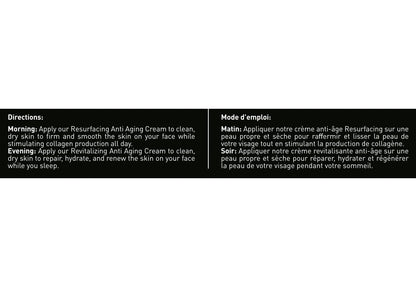 Brickell Men's Day and Night Anti Aging Cream Routine, Natural and Organic, Unscented, Skincare Gift Set