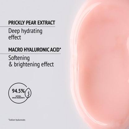 Hydramemory Hydra Boost Lip Mask, Intensive Moisturizing Treatment, Immediate Hydration, Nourishes, Protects Barrier, Vegan, Prickly Pear, Hyaluronic Acid, Overnight Use, 0.34 Fl Oz