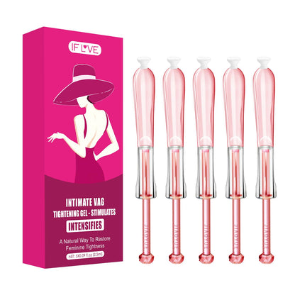 Feminine Firming Gel - Natural Yoni Tightening Care for Women, pH Balanced & Plant-Based Formula (Pack of 5)