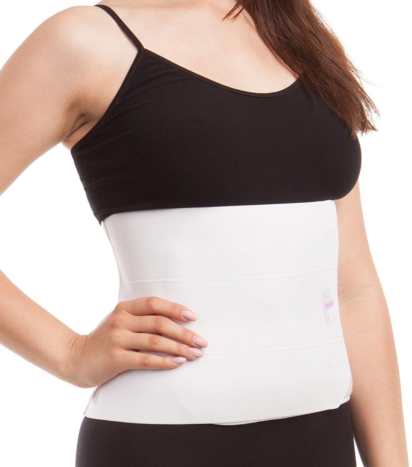 ITA-MED 9” Abdominal Binder for Men & Women - Helps Recover Post-Surgery, Postpartum & Hernia, Made in USA (M)