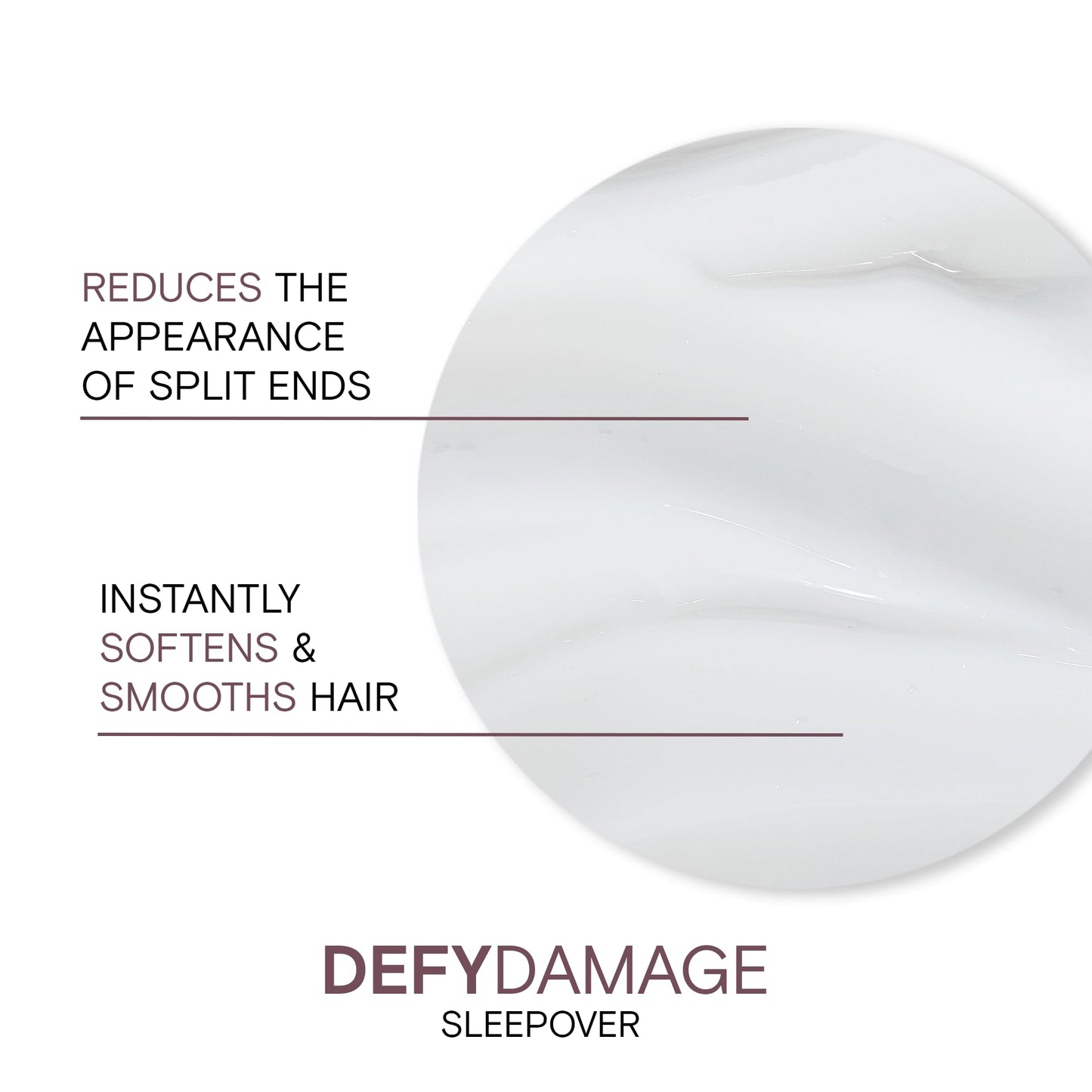 Joico Defy Damage Sleepover Overnight Nourishing Treatment | Instantly Softens & Smooths | Strengthen Bonds | Reduce Breakage & Split Ends | No Rinse Formula | With Arginine & Keratin