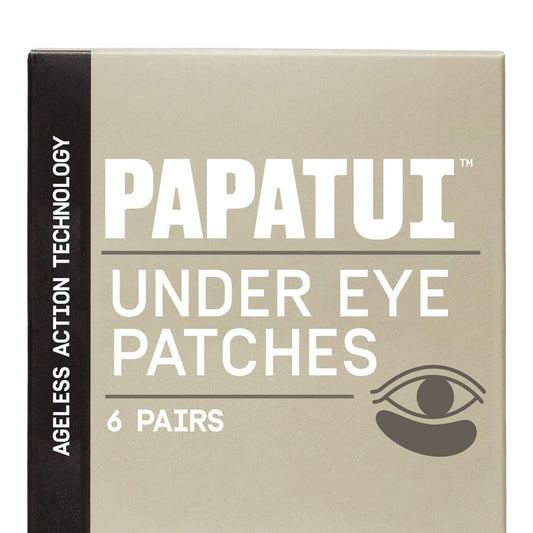 PAPATUI by Dwayne Johnson Fast-Acting Under Eye Patches for Men | Ageless Action to Reduce Puffiness, Dark Circles and Fine Lines | Made with Niacinamide, Hyaluronic Acid, Caffeine | 6ct