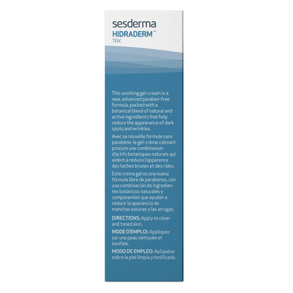 Sesderma HIDRADERM TRX Gel Cream with Powerful Active Ingredients, Hydrating All-Day Moisturizer for Depigmenting Skin, 1.7 fl. Oz