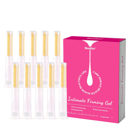 Beuifvo Probiotic Intimate Firming Gel -pH Balanced & Probiotics Intimate Care Gel, 10 Pre-filled Applicators | Moisturizer For Dryness & Promote pH Balance | Gentle Daily Hygiene