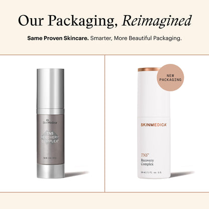 SkinMedica TNS Recovery Complex - Fibroblast-Derived Skincare Technology Containing Exosomes and Growth Factors to Visibly Improve Fine Lines, Wrinkles, NEW PACKAGING, 1 Oz