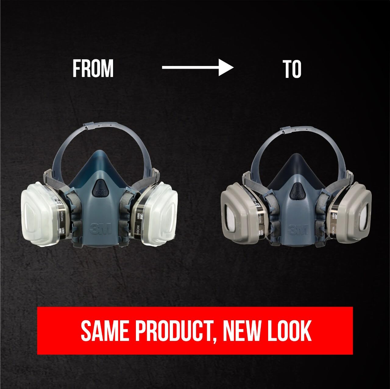 3M Professional Half Mask Organic Vapor, P95 Respirator with Cool Flow Valve, Reusable Respirator, Large