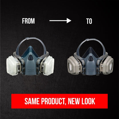 3M Professional Half Mask Organic Vapor, P95 Respirator with Cool Flow Valve, Reusable Respirator, Large