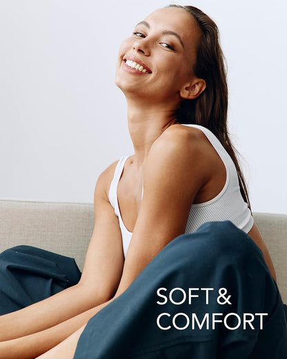 Ultra Thin Sanitary Pantyliners (Regular, 6.1 inch, 40 Counts) - Ultra Thin, Unscented 100% Organic Cotton Panty Liners for Women. Chemical-Free, Extra Soft, Ideal for Sensitive Skin