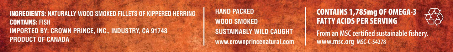 Crown Prince Natural Kipper Snacks - Low in Sodium, 3.25 Ounce Cans (Pack of 18)