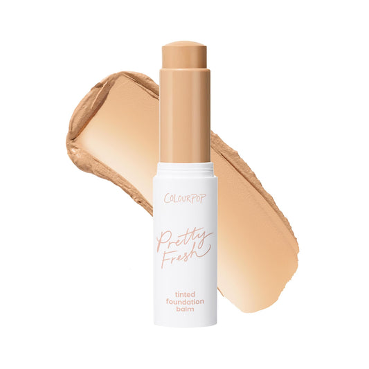 ColourPop Pretty Fresh Tinted Foundation Stick - Balm to Cream Foundation with Light to Medium Coverage - Infused with Hydrating Hyaluronic Acid, Peptides & Niacinamide - Light 6 (0.29 oz)