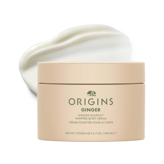 Origins Ginger Souffle Whipped Body Cream | Body Butter For Dry Skin | With Ginger