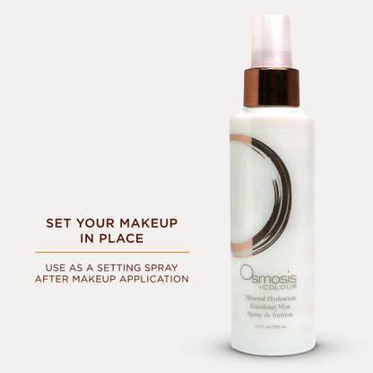 Osmosis Mineral Hydration Finishing Facial Mist to Revive Skin Radiance, Makeup Setting Spray, 3.4 Fl Oz