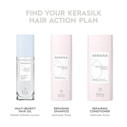 KERASILK Curl Balm | Creates Defined & Bouncy Curls | Enhances Curly Hair's Natural Texture | Frizz-Protection & Anti Humidity Effect | For All Curly Hair Types |