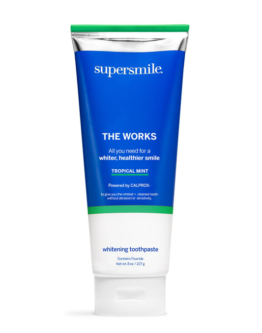 Supersmile The Works – Professional Whitening Toothpaste and Accelerator Duo – Whitens Up to 6 Shades