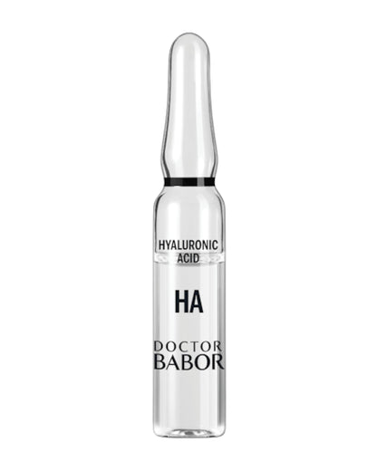 DOCTOR BABOR 10D Hyaluronic Acid Ampoule Serum Concentrate, 7-day Moisture Treatment, Plumper Fresher Complexion with Intensive Moisture, Minimize Wrinkles, Radiantly Glowing Skin