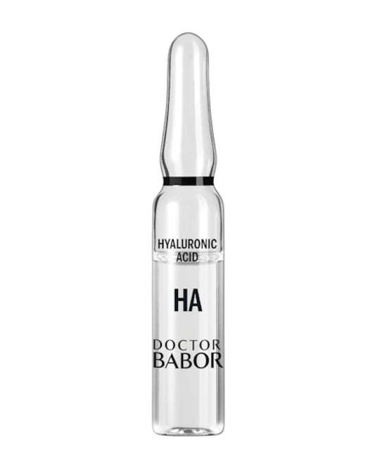 DOCTOR BABOR 10D Hyaluronic Acid Ampoule Serum Concentrate, 7-day Moisture Treatment, Plumper Fresher Complexion with Intensive Moisture, Minimize Wrinkles, Radiantly Glowing Skin