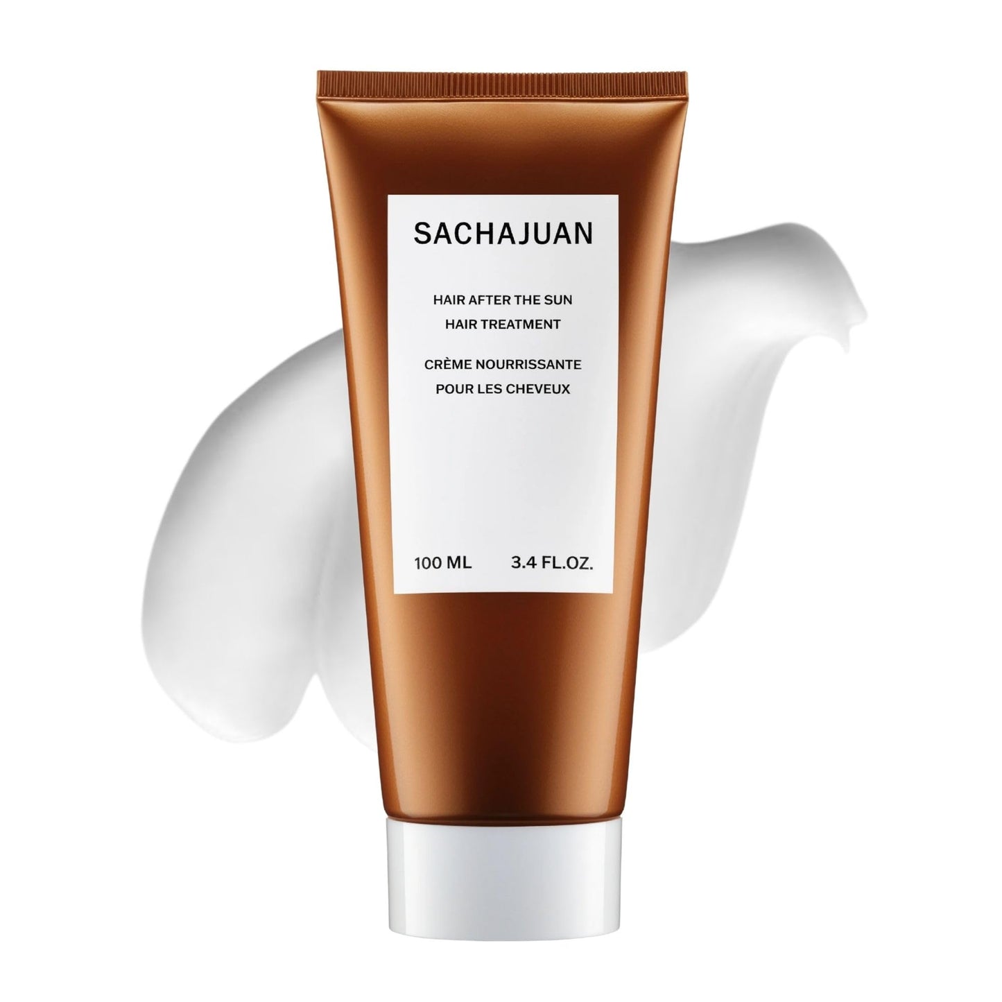 SACHAJUAN Hair After The Sun | Leave-In Treatment to Replenish Moisture & Shine | Helps Reduce Dryness from Sun, Saltwater & Chlorine | Lightweight Conditioning Care | Vegan | 3.4 oz