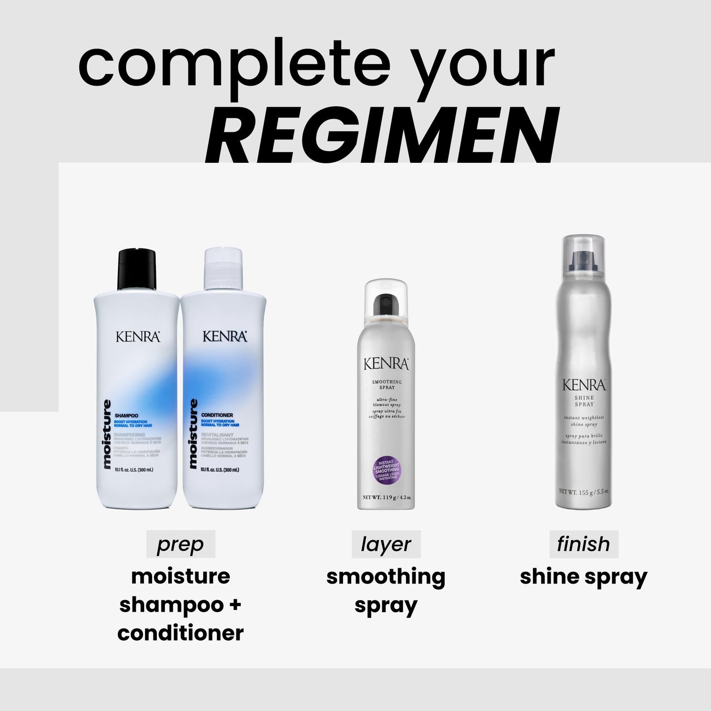 Kenra Professional Smoothing Spray | Ultra-Fine Blowout Spray | Heat Protectant | Provides Instant Smoothing For Fine To Medium Hair | Up to 3 Days of Frizz Control | Humidity Resistance | 4.2 oz.