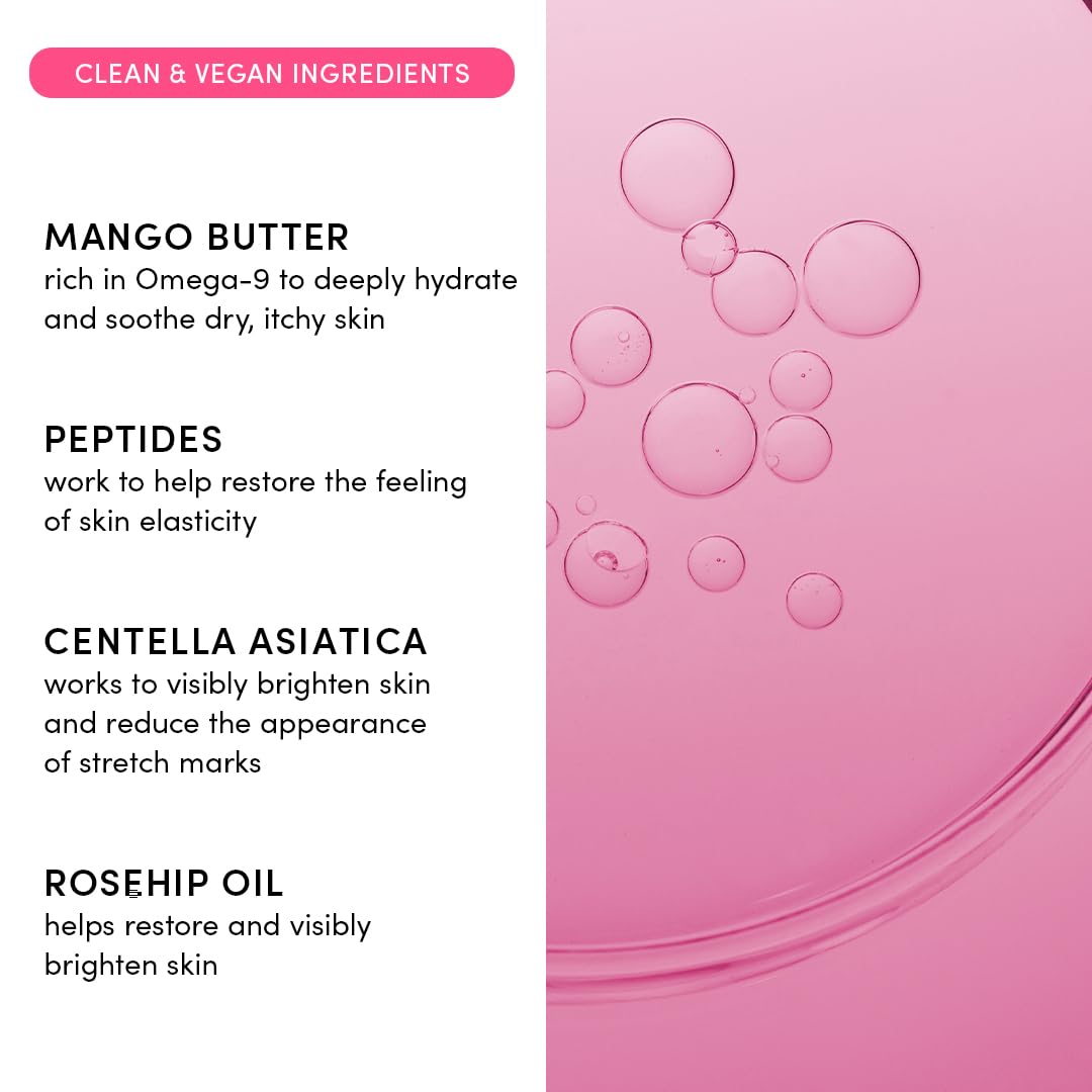 Evereden Nourishing Stretch Mark Cream (4 fl.oz): Clean & Vegan Cream for Pregnancy and Postpartum | Pregnancy Stretch Mark Prevention | Rich in Vitamins & Minerals | Valentine Gifts for Women