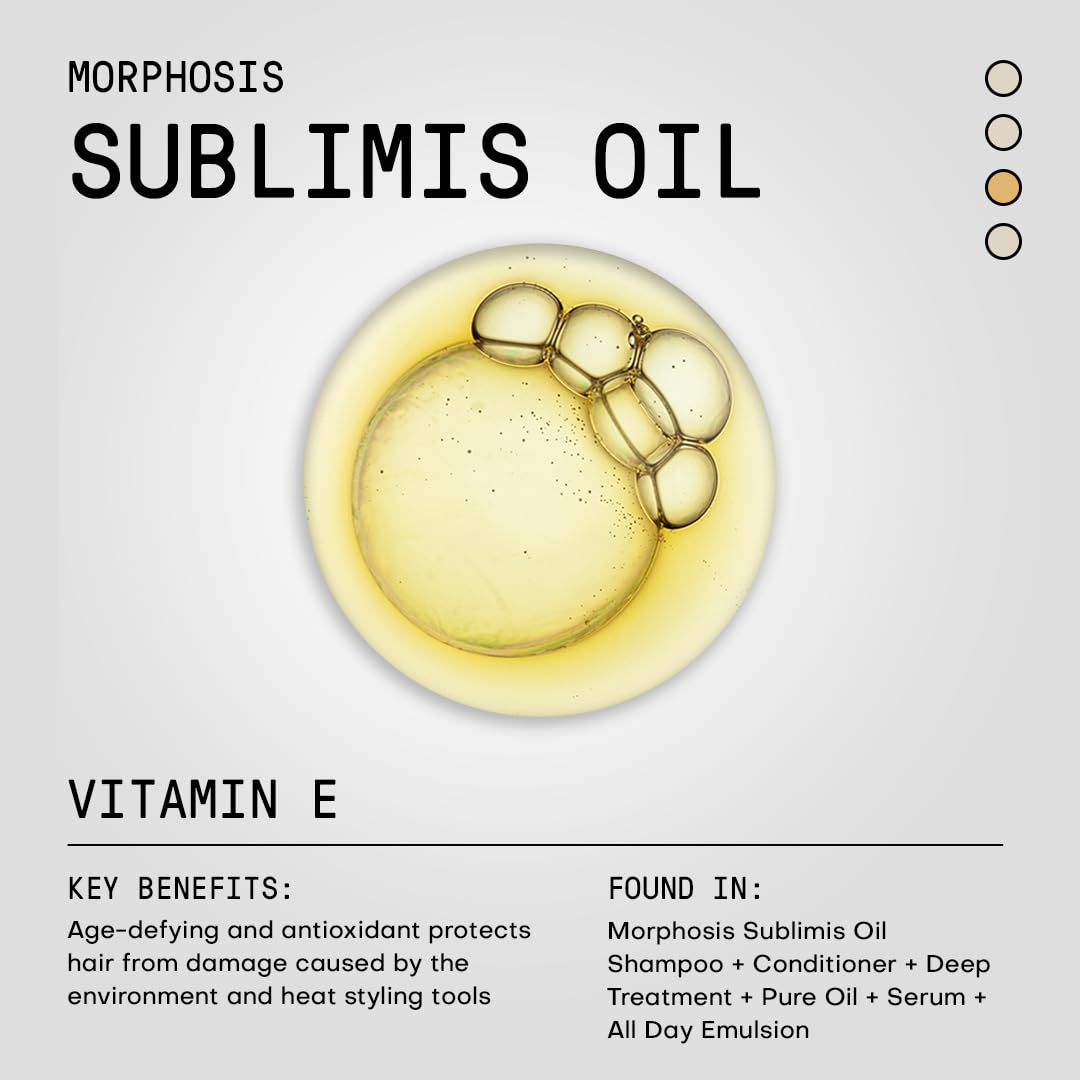 FRAMESI Morphosis Sublimis Oil Deep Treatment 8.4 fl oz, Moisturizing Treatment for Hair