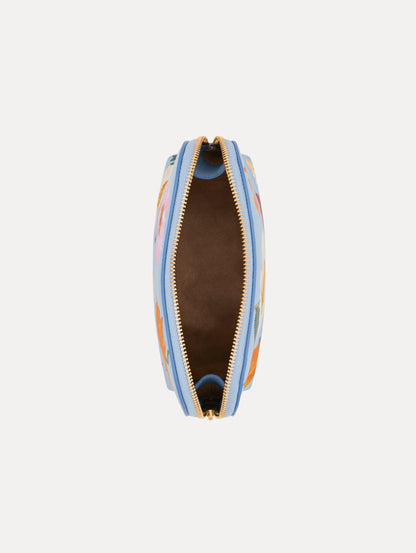Oscar Renta Poppy Printed Small Cosmetic