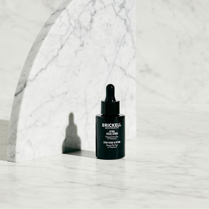 Brickell Men's Retinol Skin Care Serum Treatment For Firming Face Lines & Eye Wrinkles, Deep Hydrating Facial Skincare Serum For Anti-Aging, Fragrance Free, 1 Ounce