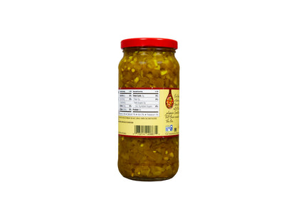 Mezzetta Diced Tamed Jalapeno Peppers, Medium Heat | Kosher, Gluten Free, Keto | 16 Fluid Ounce Jar (Pack of 6)