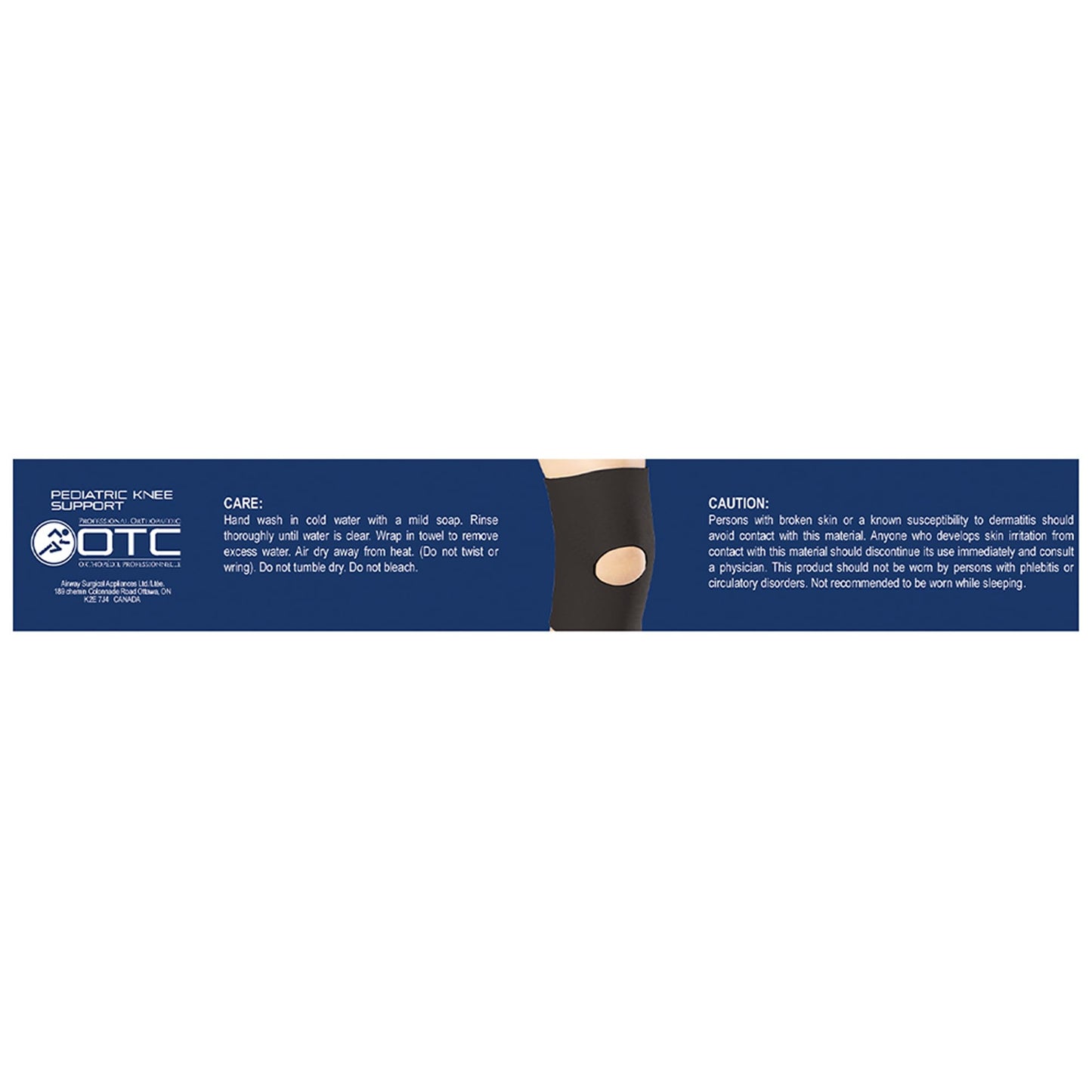 OTC KidsLine Knee Sleeve, Open Patella, Neoprene