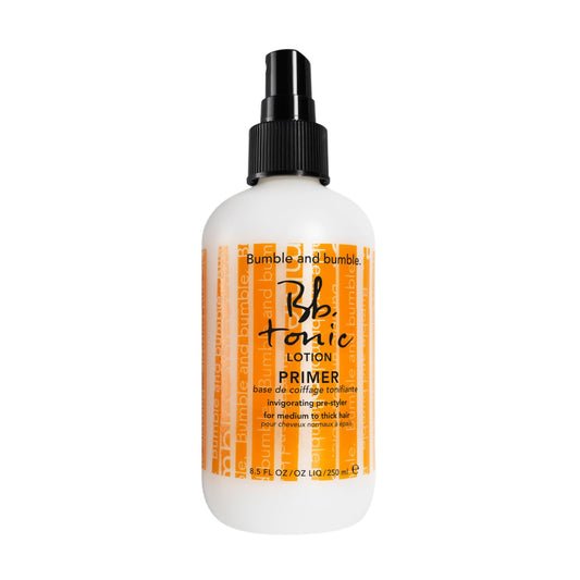 Bumble and bumble. Tonic Lotion Hair Primer with Tea Tree Oil | Refreshes and Preps for Styling | Invigorating Herbal Aroma | For Medium to Thick Curly, Wavy, Straight Hair Types, 8 Fl Oz