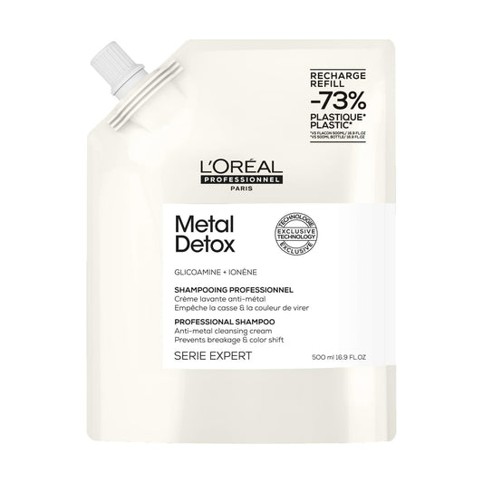 L'Oréal Professionnel Paris Metal Detox Shampoo - Sulfate-Free Anti-Breakage Shampoo For Damaged or Color-Treated Hair, Detoxifies, Prevents Damage & Prolongs Hair Color