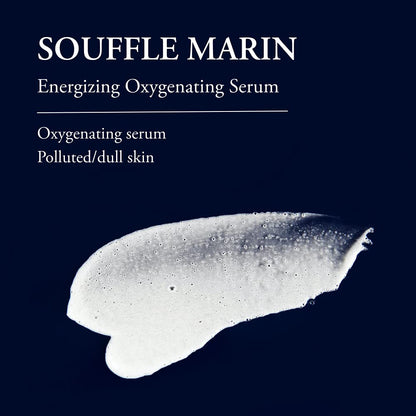 Phytomer Souffle Marin Energizing Face Serum | Oxygenating Anti Aging Serum for Face & Neck | Facial Cream Moisturizer Corrects Dull Skin | Protects & Hydrates | 30ml