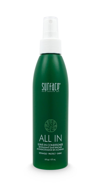 SURFACE Hair ALL IN Leave In Conditioner - Detangles, Controls Frizz & Strengthens for All Hair Types- 6 fl oz