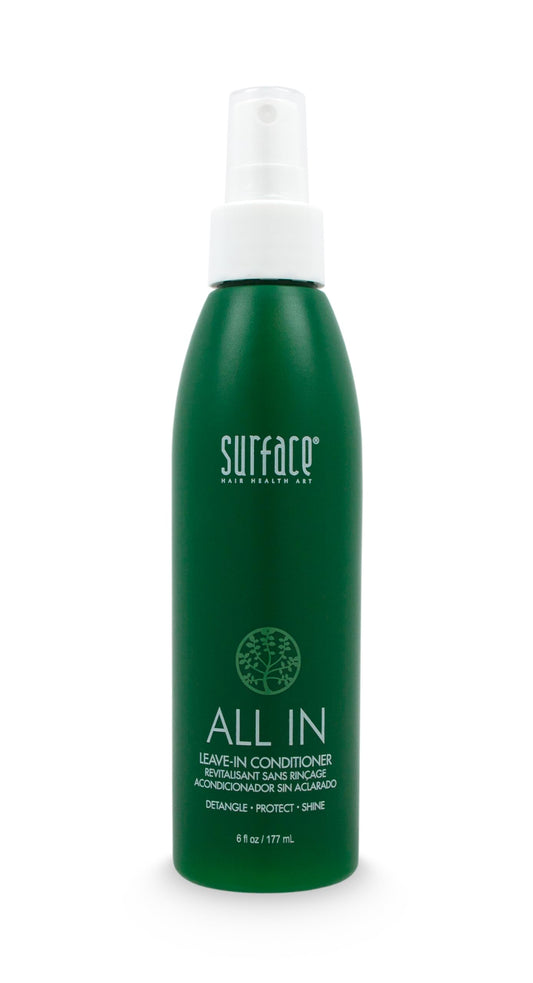 SURFACE Hair ALL IN Leave In Conditioner - Detangles, Controls Frizz & Strengthens for All Hair Types- 6 fl oz