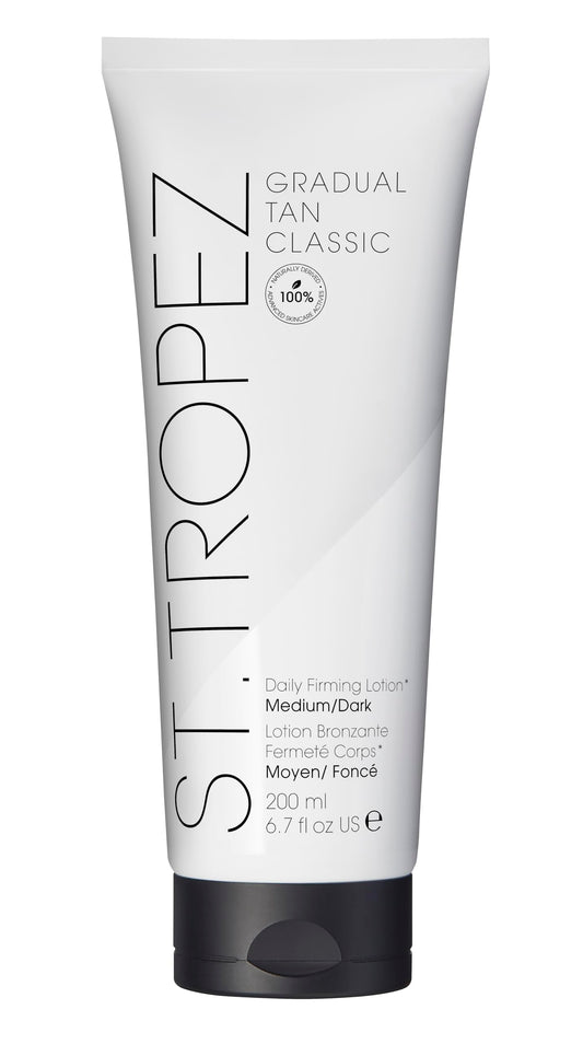 St.Tropez Gradual Tan Firming Lotion, Sun Kissed Glow Self Tan Moisturizer, 5 Skincare Benefits, Vegan, Natural & Cruelty Free, 6.7 Fl Oz