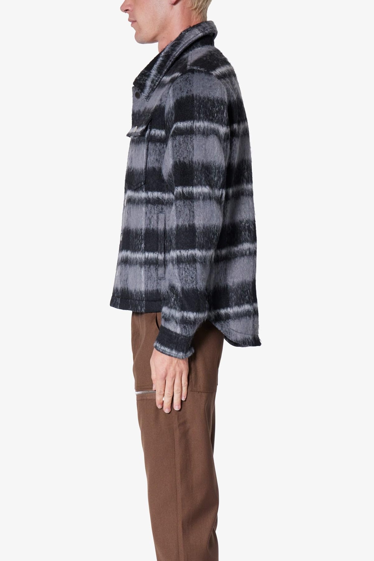 mnml Men's Brushed Flannel Jacket