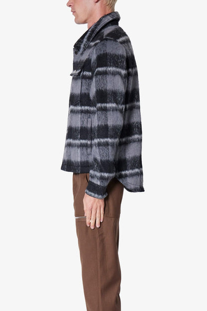mnml Men's Brushed Flannel Jacket