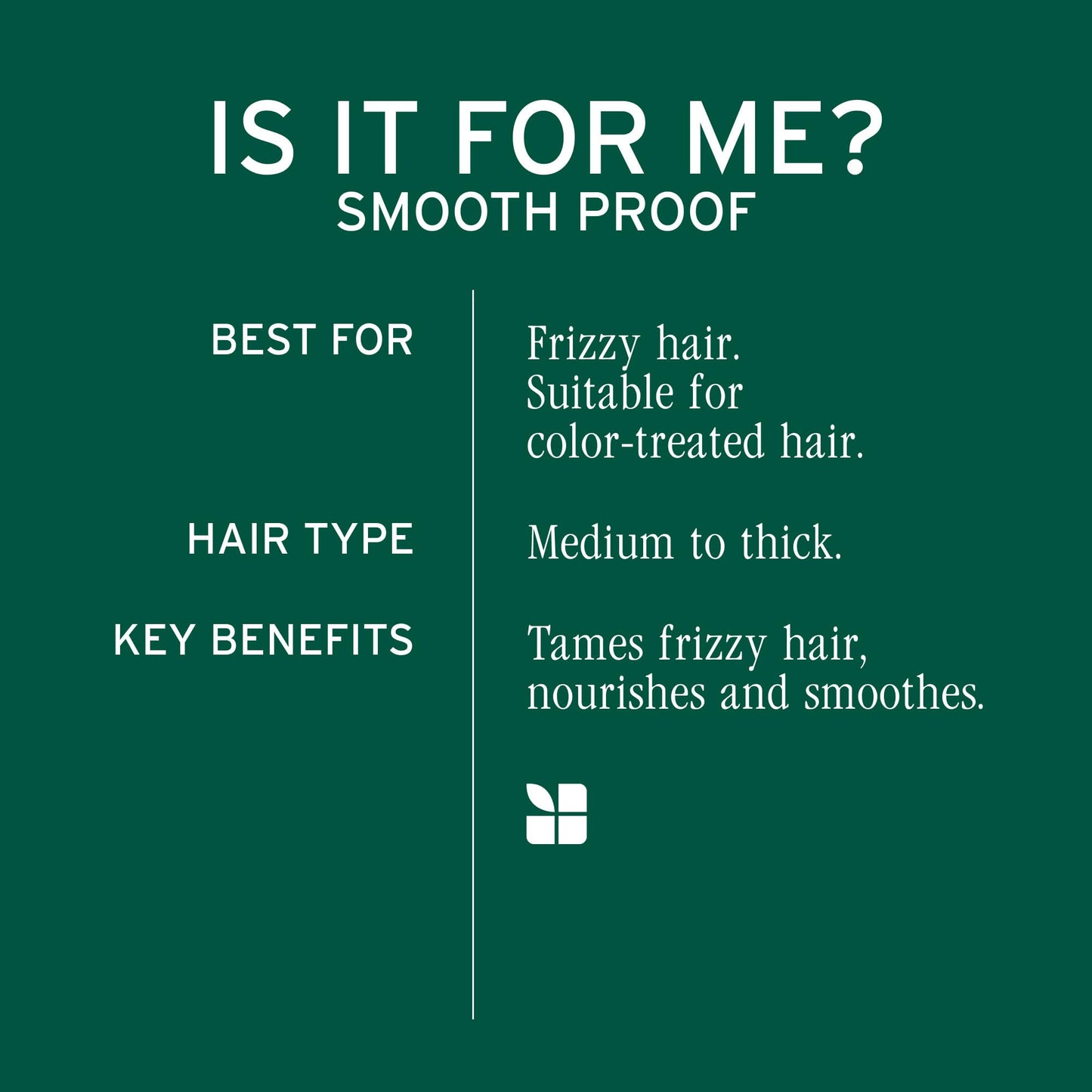 Biolage Smooth Proof Conditioner - Nourishes & Smooths Frizzy Hair, Detangles & Manages