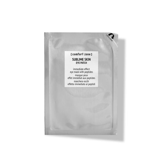 Sublime Skin Eye Patches, Refreshing Hydrogel Mask, Instant Relief, Reduces Puffiness, Dark Circles, Anti-Aging, Fragrance Free, Clean Beauty, Peptides, Single Use, 6 Count