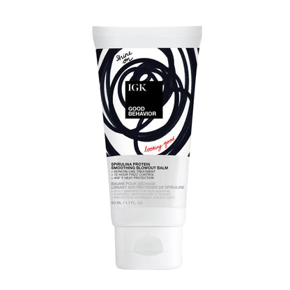 IGK Good Behavior Spirulina Protein Anti-Frizz Smoothing Blowout