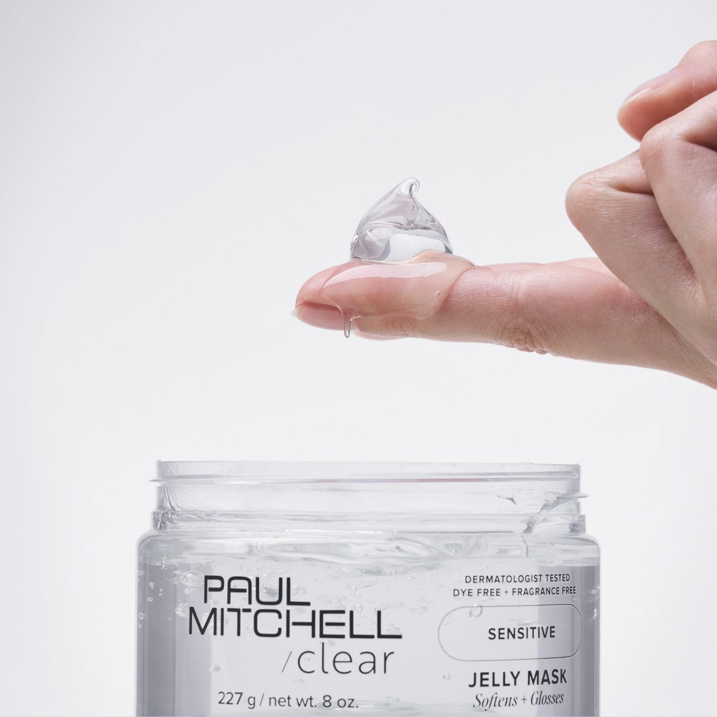 Paul Mitchell Clear Jelly Mask, Fragrance Free Hair Mask, For Sensitive Scalp + Skin