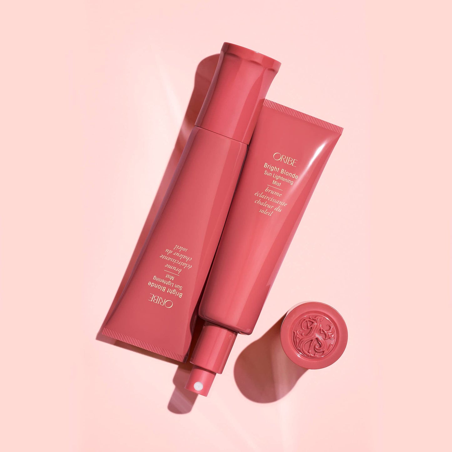 Oribe Bright Blonde Sun Lightening Hair Mist - UV Protectant Spray for Gradual Brightening & Shine - Enhances Color-Treated & Highlighted Blonde Hair - Protects from Damage & Dryness - 3 oz